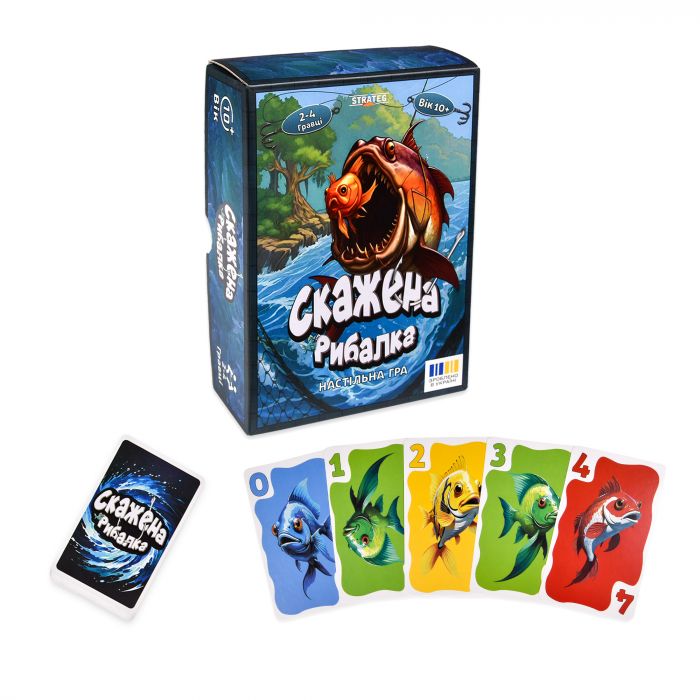 Настільна гра Strateg Скажена рибалка українською мовою (30845)
