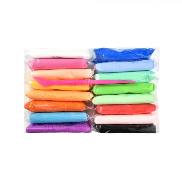 Набір для творчості "U'DO Clay 16 шт." брикет 6 г Strateg (30902)