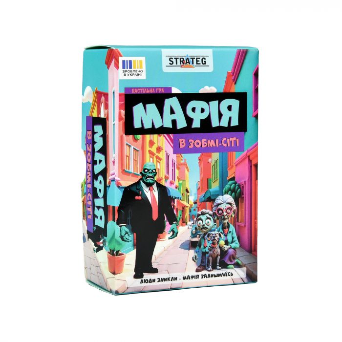 Настільна гра Strateg Мафія в Зобмі-сіті (укр) (30829)