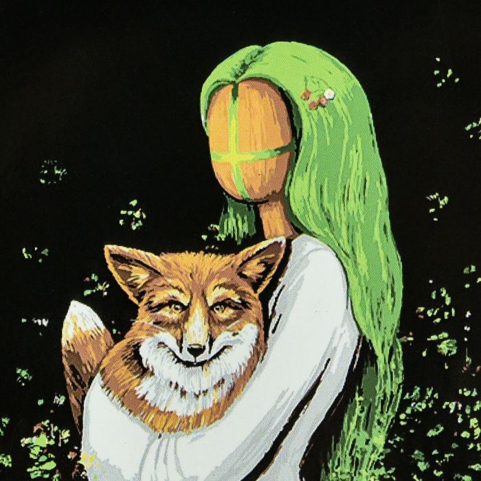 Картина за номерами Strateg ПРЕМІУМ Лагідна на чорному фоні з лаком розміром 40х40 см (AV4040-87)