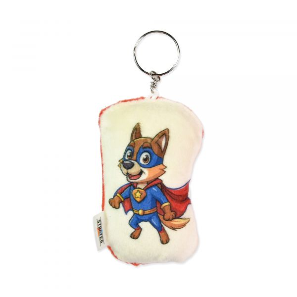 Плюшевий брелок Strateg Супер пес (60906)