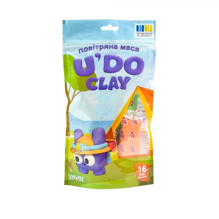 Набір для творчості "U'DO Clay 16 шт."  Strateg (30879)