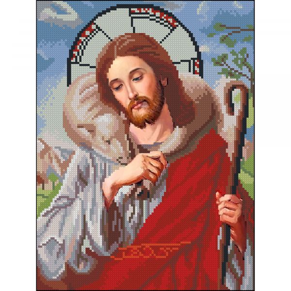 Алмазна мозаїка Strateg ПРЕМІУМ Воскресіння без підрамника розміром 30х40 см (ZAV3040-10)