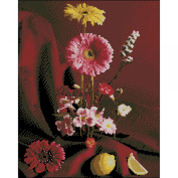 Алмазна мозаїка Strateg ПРЕМІУМ Осінні барви без підрамника розміром 40х50 см (ZAV4050-38)