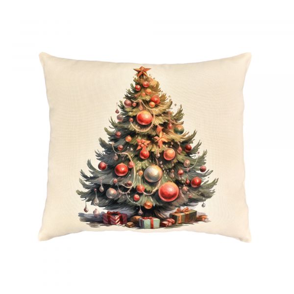 Подушка мікровелюр Strateg Різдвяна Ялинка 35*40 см (61161)