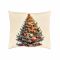 Подушка мікровелюр Strateg Різдвяна Ялинка 35*40 см (61161)