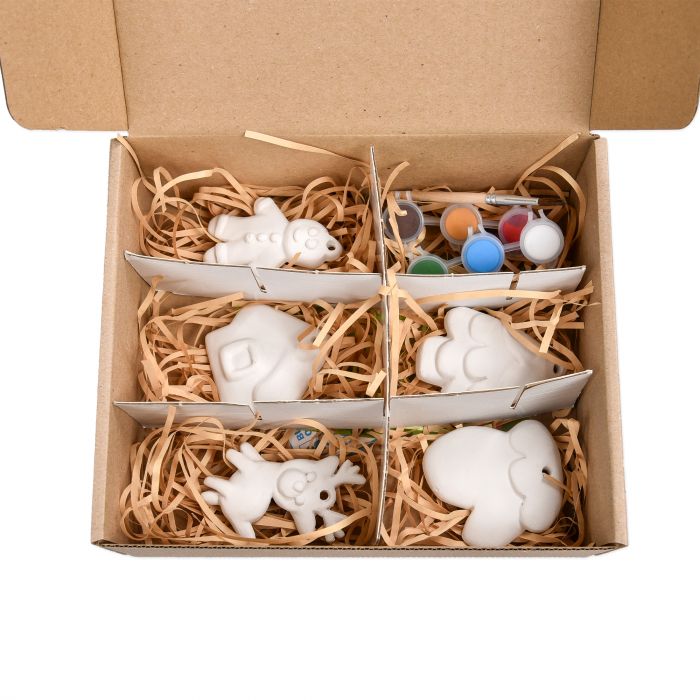 Набір для творчості Strateg Гіпсові розмальовки: розфарбуй свято (30981)