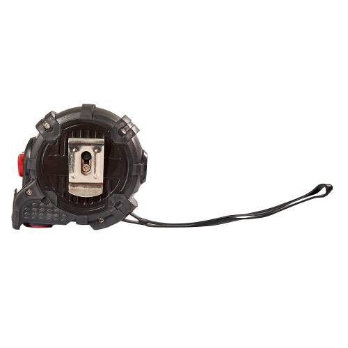 Будівельна рулетка гумова з нейлоновим покриттям полотна 5 м × 19 мм автостоп Vitals Professional