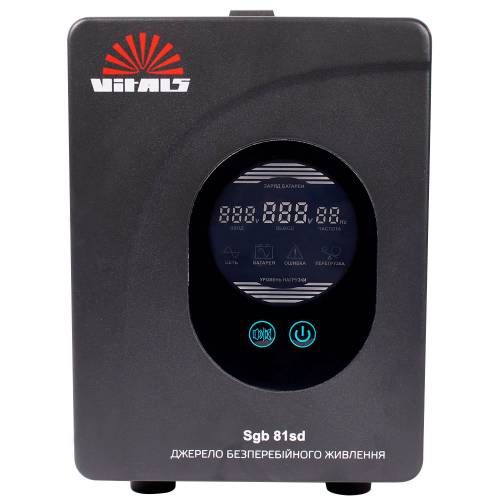 Джерело безперебійного живлення Vitals Sgb 81sd